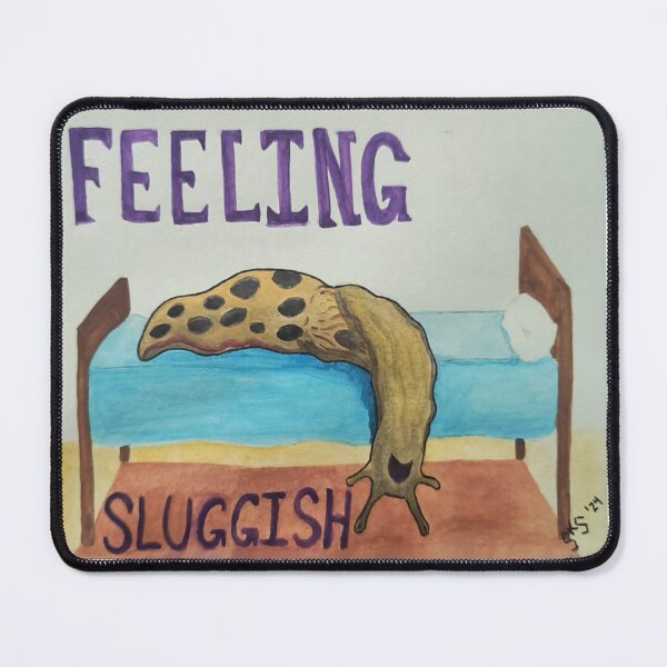 Item preview, Feeling Sluggish Watercolor designed and sold by WhispersImaging.