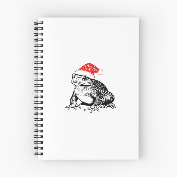 Item preview,  Festive Toad with Santa Hat designed and sold by JollyCritters.