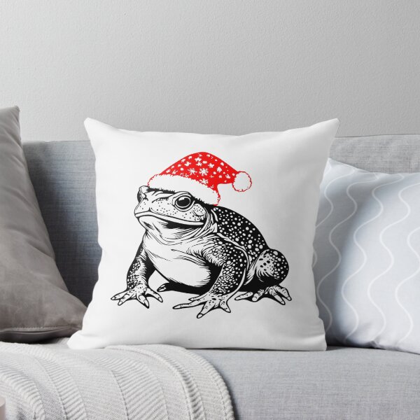 Item preview,  Festive Toad with Santa Hat designed and sold by JollyCritters.