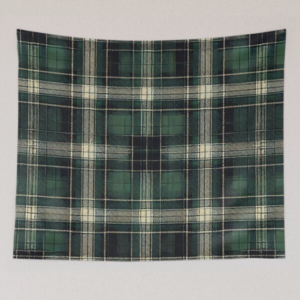 Item preview, Timeless Highland Tartan: Deep Green Elegance designed and sold by Meta2Physical.