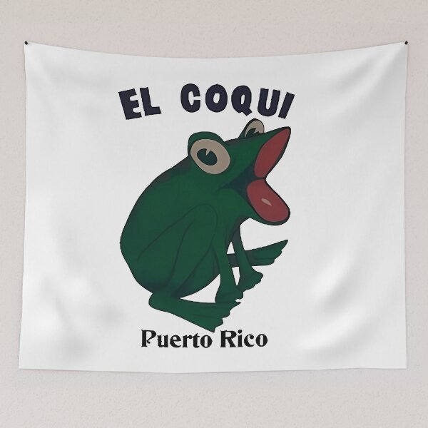 Item preview, El Coqui Puerto Rico Frog designed and sold by Alluka Brand.