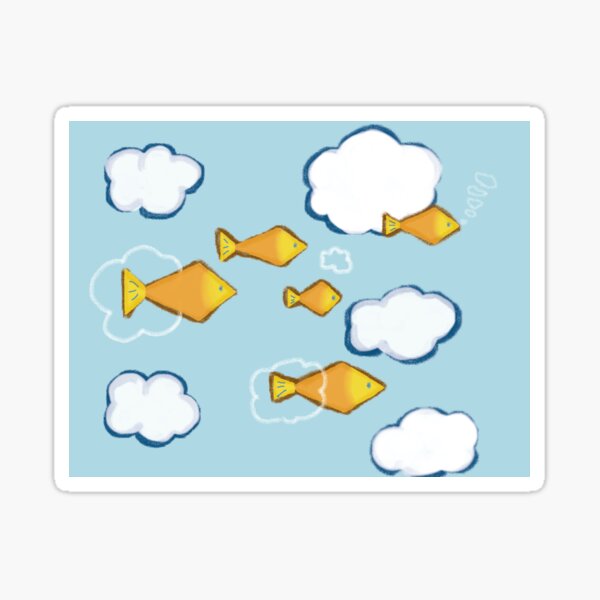 Fish Upon The Sky グッズ3点 Fish Upon The Sky Stickers for Sale | Redbubble