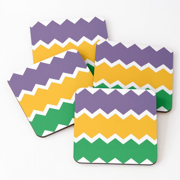 Item preview, NOLA Mardi Gras Chevrons designed and sold by PSCSCo.