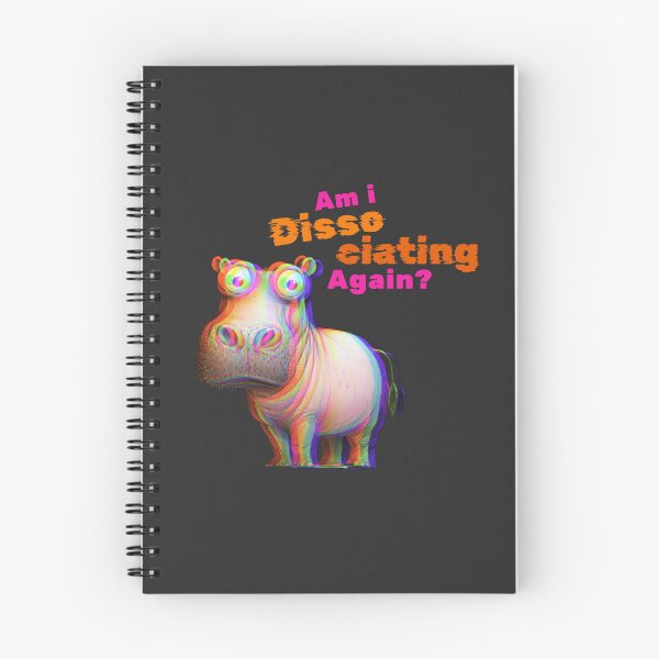 Item preview, Am I dissociating again? Hippopotamus  designed and sold by FatBirdie.