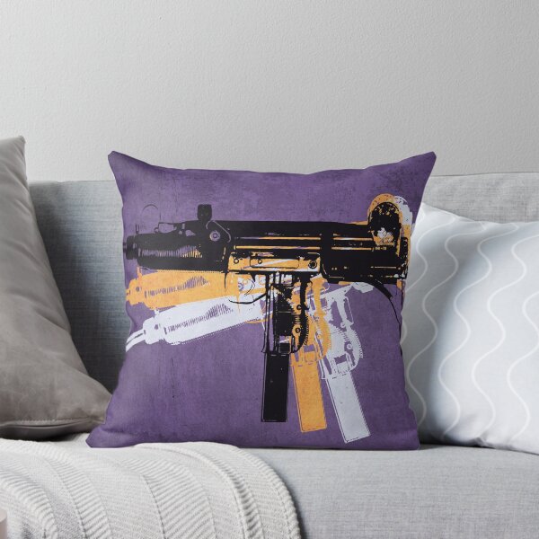 Item preview, Uzi Sub Machine Gun on Purple designed and sold by ArtPrints.
