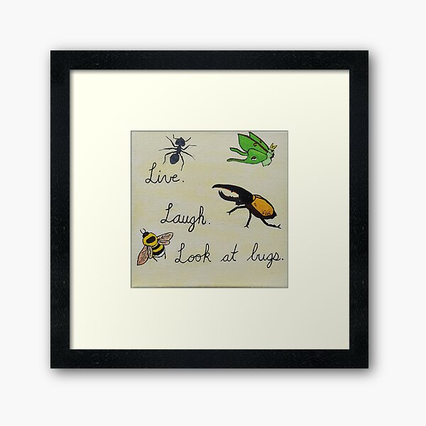 Item preview, Live. Laugh. Love. Except it's bugs. designed and sold by WhispersImaging.