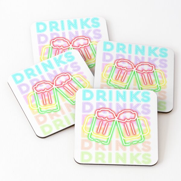 Item preview, Cheers Bartenders Neon Cocktails designed and sold by Shakesipserve.