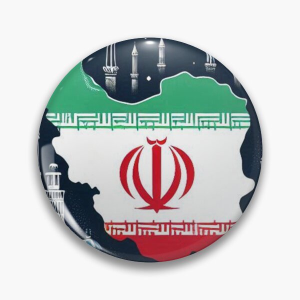 Item preview, Iran Flag Map Sticker designed and sold by ryanapples2.