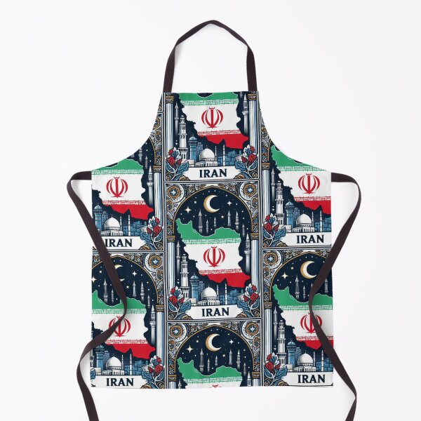 Item preview, Iran Flag Map Sticker designed and sold by ryanapples2.