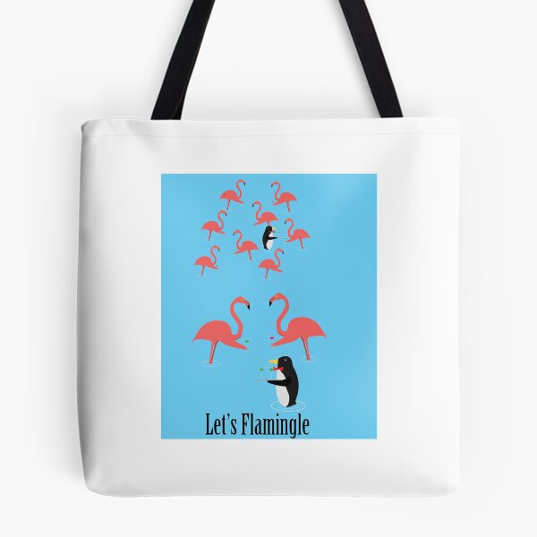 Item preview, let's flamingle designed and sold by MisterFancyPant.