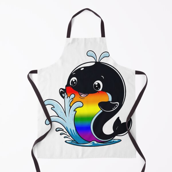 Item preview, Kawaii Rainbow Whale - LGBTQ Rainbow Pride Design designed and sold by Travelslightly.
