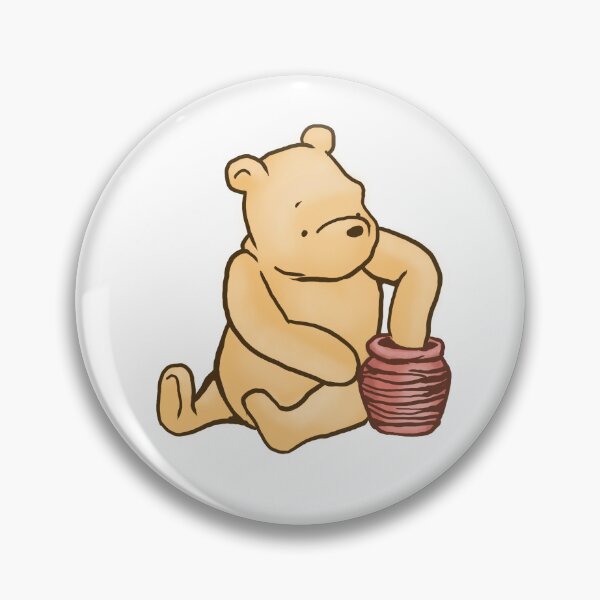 Item preview, Classic Pooh with Honey Pot designed and sold by CrispyCreationCo.