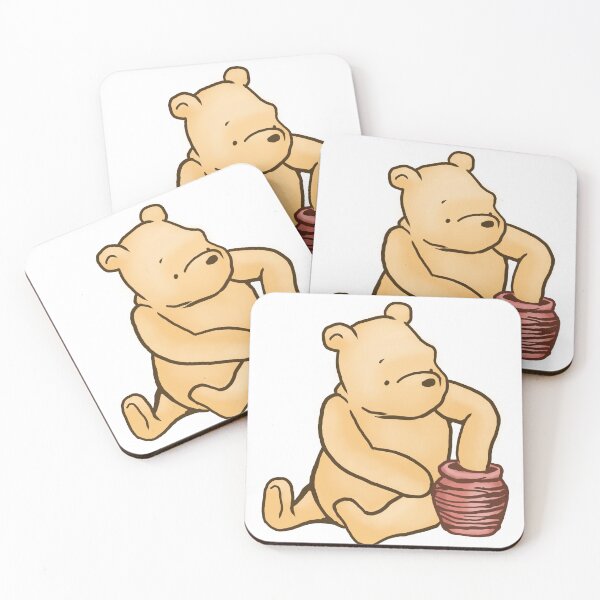 Item preview, Classic Pooh with Honey Pot designed and sold by CrispyCreationCo.