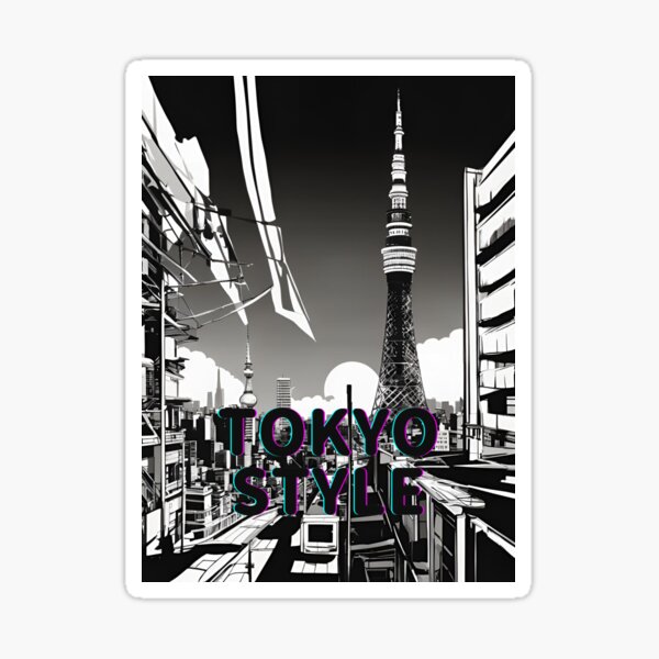 Vista previa del artículo con la obra «Estilo Tokio», diseñado y vendido por R46Tokyo.