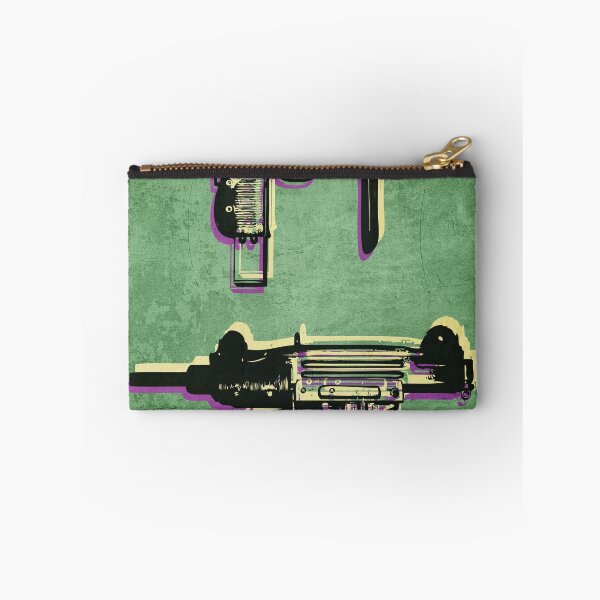 Item preview, Mini Uzi Sub Machine Gun on Green designed and sold by ArtPrints.