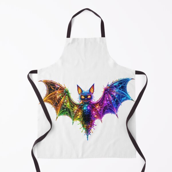 Item preview, Neon Cyber Bat – Glowing Geometric Wings designed and sold by GloriousArtSKD.
