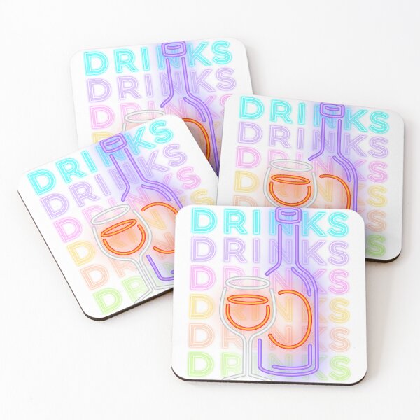 Item preview, Wine Time Neon Drinks designed and sold by Shakesipserve.