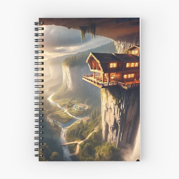 Item preview, Minecraft House on a cliff designed and sold by Psychacharm.