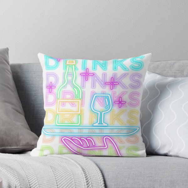 Item preview, Waiter Neon Drinks Tray designed and sold by Shakesipserve.