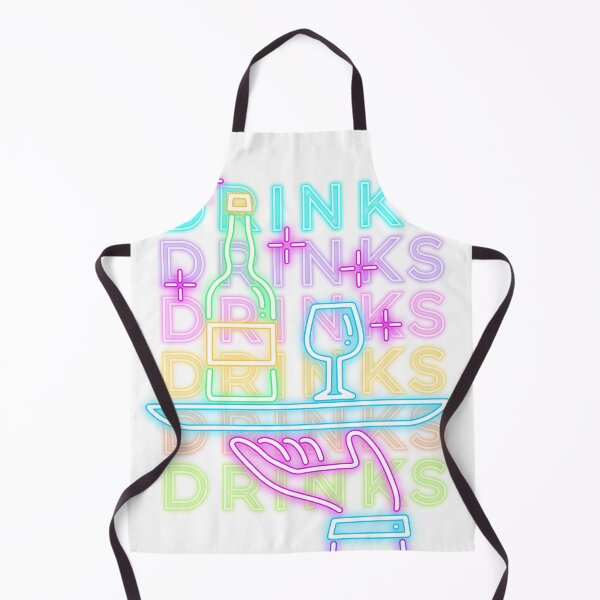 Item preview, Waiter Neon Drinks Tray designed and sold by Shakesipserve.