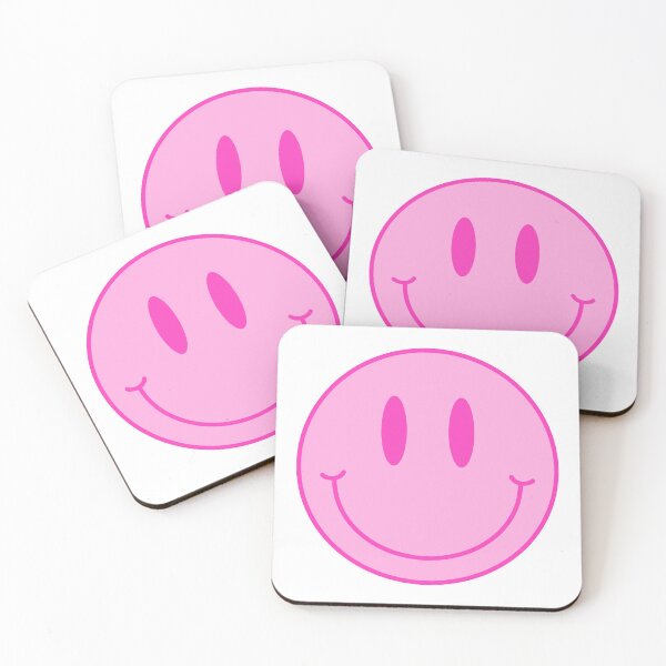 Item preview, pink smiley face designed and sold by cutesystuff83.