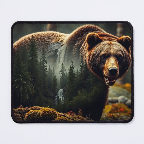Item preview, Wild Grizzly in the Woods designed and sold by Skye Ryan-Evans.
