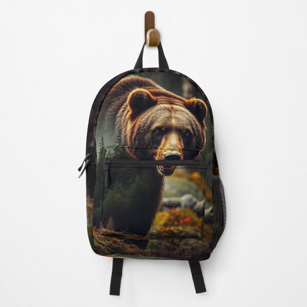Item preview, Wild Grizzly in the Woods designed and sold by Skye Ryan-Evans.