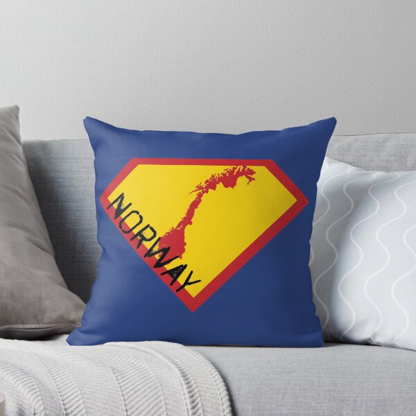 Item preview, SUPER NORWEGIAN SHIELD - Freedom Is The Superpower -  SUPERHERO NORWAY spellout design designed and sold by pelagio.