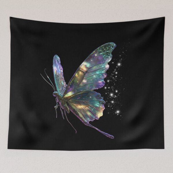 Item preview, Mermaid Colored Butterly,  Mystical creatures, Mother's Day Gift Ideas, Fantasy Art designed and sold by HivibeCreations.