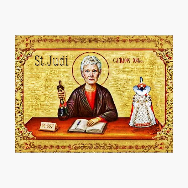 Item preview, St. Judi Dench designed and sold by CMooreWorx.