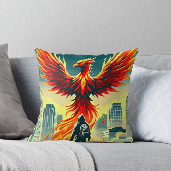 Item preview, Resist: Phoenix Rising Up as a Person in a Hoodie Watches designed and sold by Ghost on Toast.