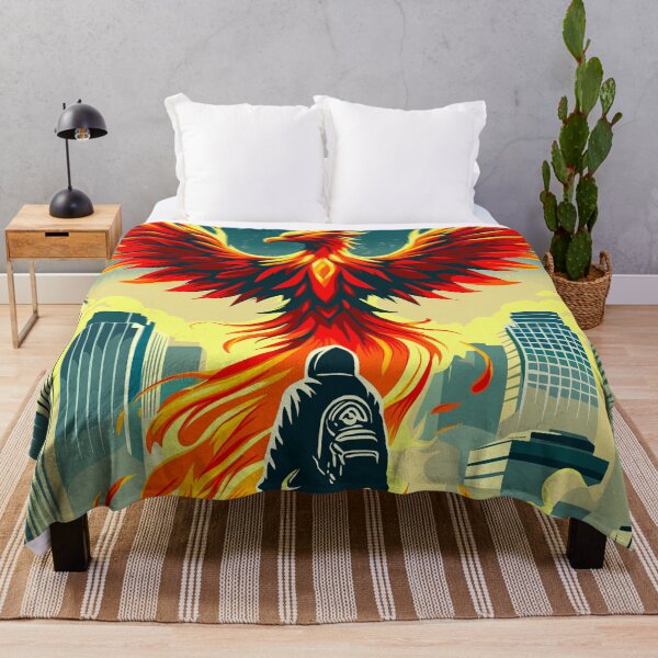 Item preview, Resist: Phoenix Rising Up as a Person in a Hoodie Watches designed and sold by Ghost on Toast.