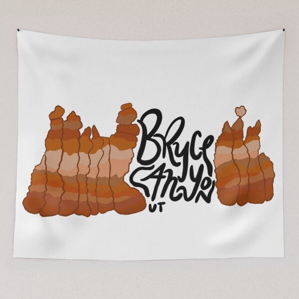 Item preview, Bryce Canyon National Park Simple Graphic designed and sold by VibrantByNature.