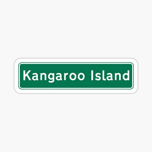 Item preview, Kangaroo Island Australis sign designed and sold by LoveLabDesign.