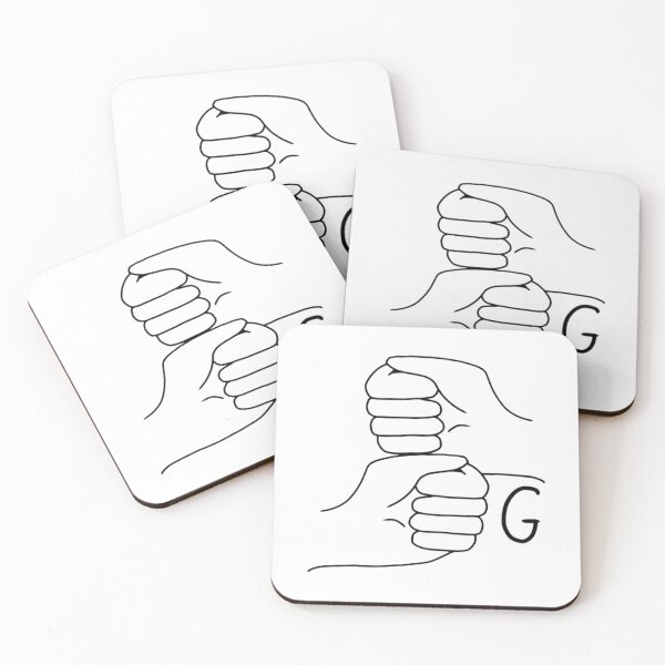 Item preview, BSL letter sign G designed and sold by Artistkhg.