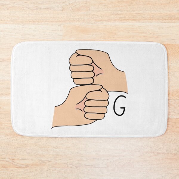 Item preview, BSL letter sign G designed and sold by Artistkhg.