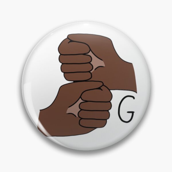 Item preview, BSL letter sign G designed and sold by Artistkhg.