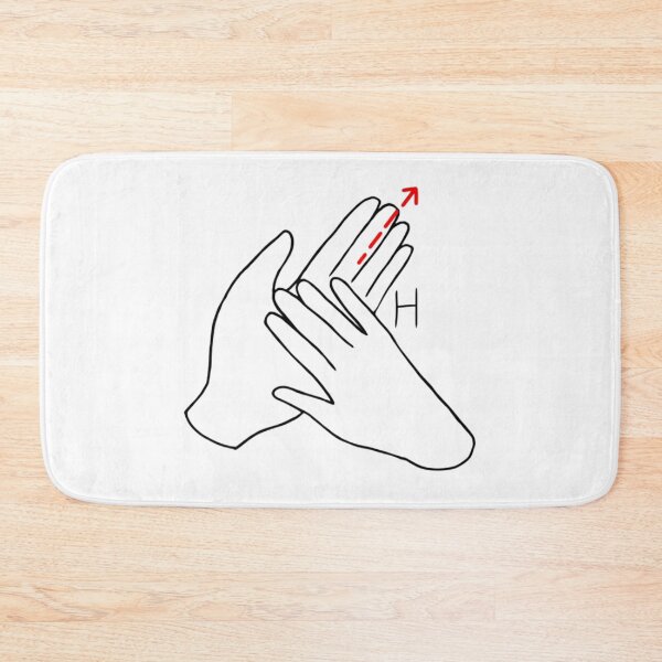 Item preview, BSL letter sign H designed and sold by Artistkhg.