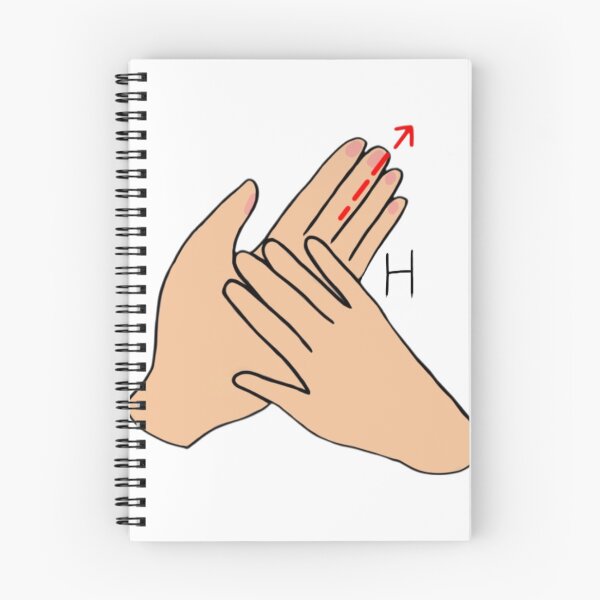 Item preview, BSL letter sign H designed and sold by Artistkhg.