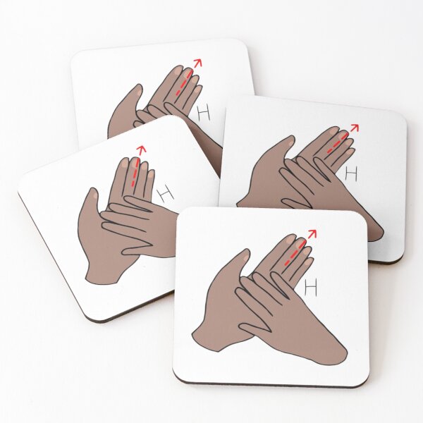 Item preview, BSL letter sign H designed and sold by Artistkhg.