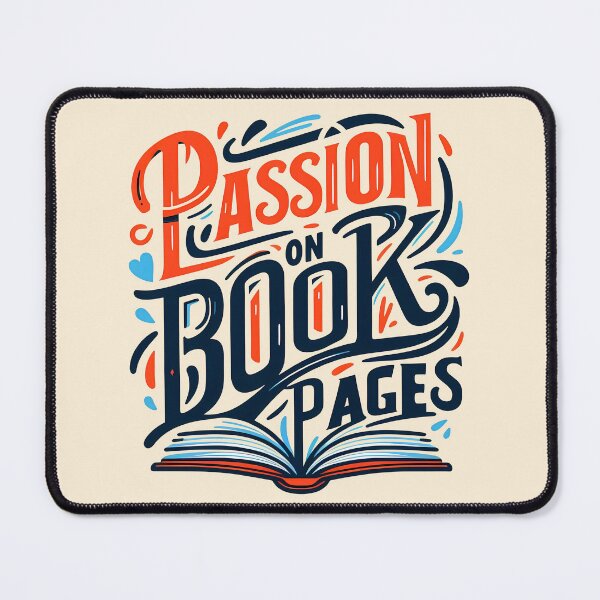 Item preview, Passion on book pages, typography designed and sold by maxmaj.