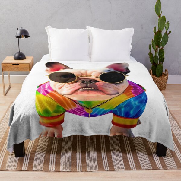 Item preview, Groovy 1970s English Bulldog – Peace, Love & Retro Vibes designed and sold by Fredster1966.