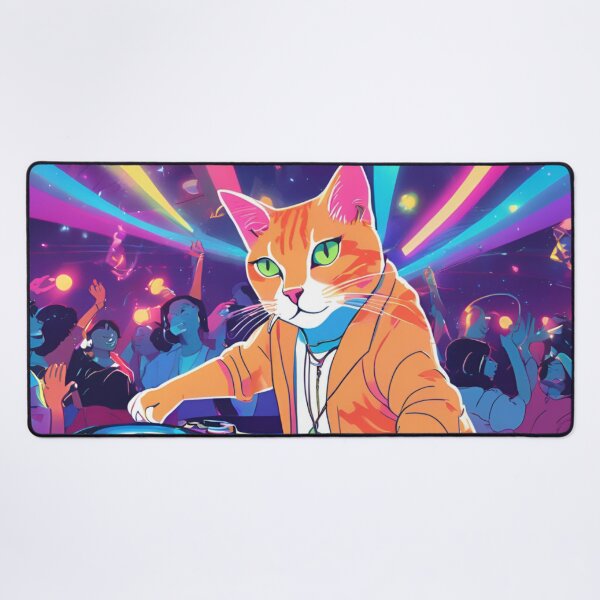 Item preview, Disco Feline: Night Vibes with DJ Ginger designed and sold by nyftys-bk.