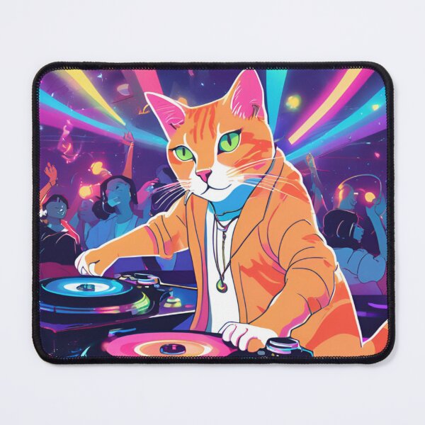 Item preview, Disco Feline: Night Vibes with DJ Ginger designed and sold by nyftys-bk.