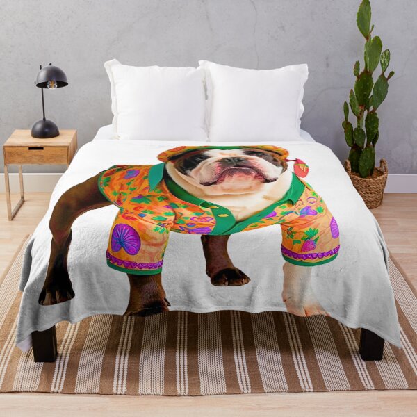 Item preview, Cute and Groovy 1970s English Bulldog – Love, Peace & Retro Vibes designed and sold by Fredster1966.