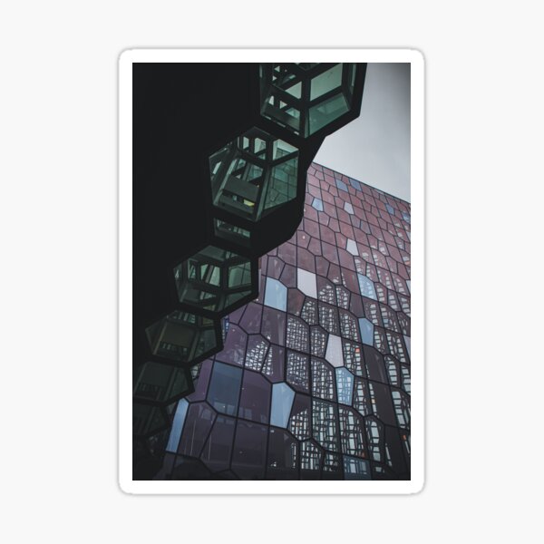 Item preview, Polygons of Harpa - Iceland Architecture designed and sold by Akquired Taste.