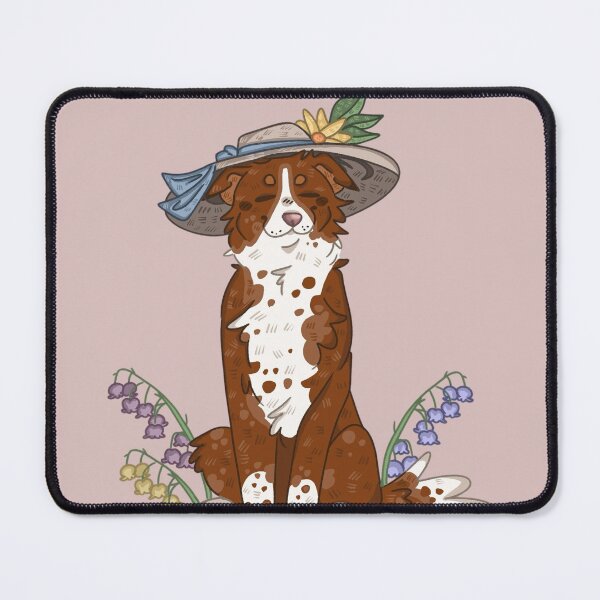 Item preview, Cute spring puppy with flowers designed and sold by DreamwatcherArt.