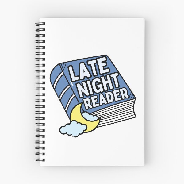 Item preview, Late Night Reader designed and sold by BookishlyBailey.