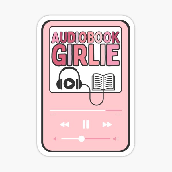 Item preview, Audiobook Girlie designed and sold by BookishlyBailey.