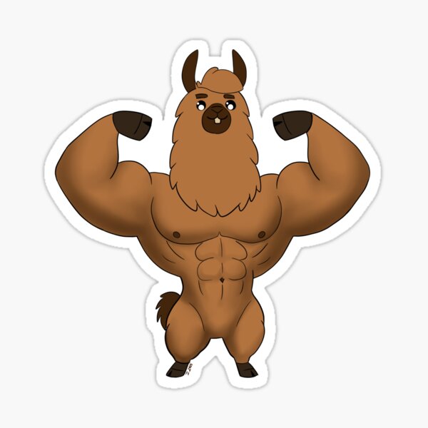Item preview, Buff llama designed and sold by Cryptid Craftworks.